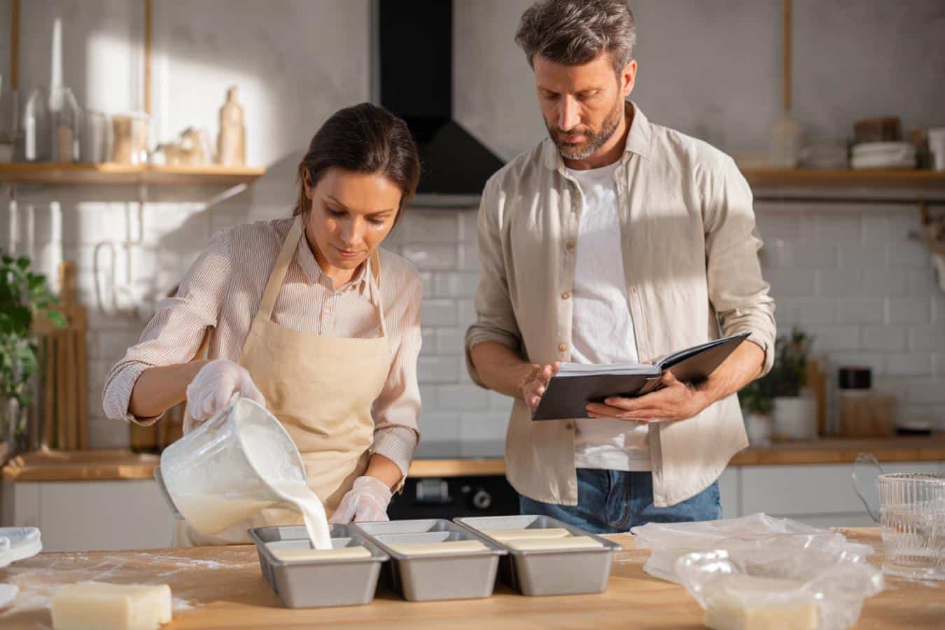 savon lait de chevre maison nourrissant