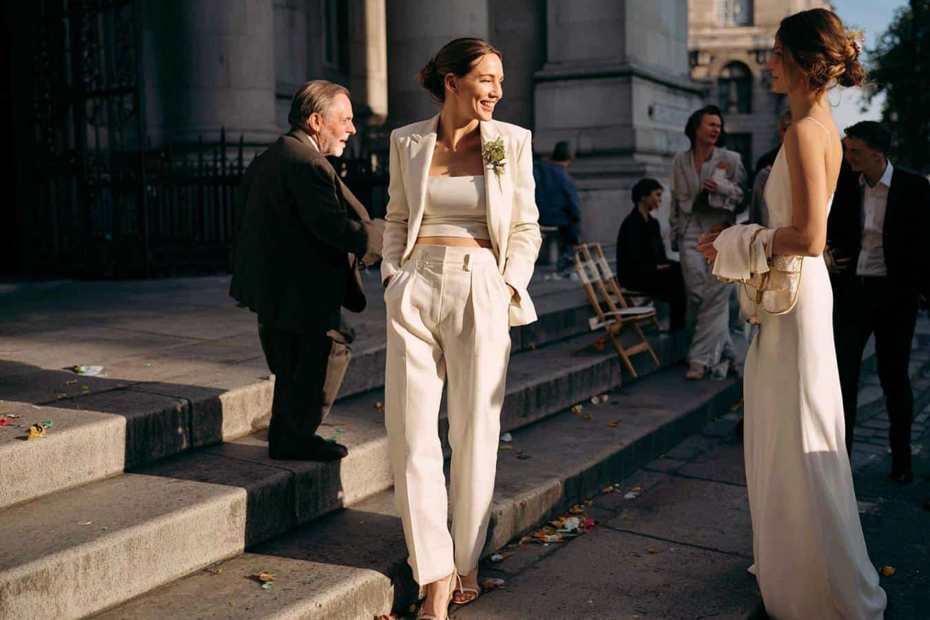 tailleur femme chic mariage moderne